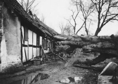 Domaene Sturmschaden Scheune